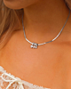 Zilveren hartjes ketting