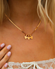 Gouden hartjes ketting
