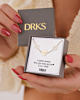 zilveren klavertjes ketting met initialen 