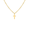 Ketting met kruisje goudkleurig