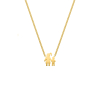 Ketting moeder en kind goudkleurig