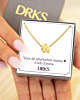 Gouden ketting met moeder en kind in sieradendoosje