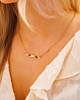 Gouden ketting met ogen