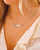 Zilveren ketting met ogen