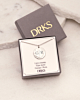 Zilveren ketting met initialen