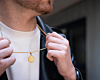 Gouden where we met necklace