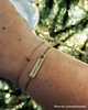 geboortesteen armband met steentje