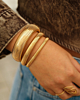 Bangle mix goudkleurig