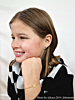 paarse kinder stud oorbellen