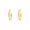 Oorringetjes Sterling Zilver 16 mm Verguld