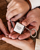 meetling sleutelhanger met gravering voor papa
