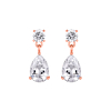 Daily luxury oorbellen XIII rose goud kleurig