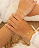Gouden clover armbanden