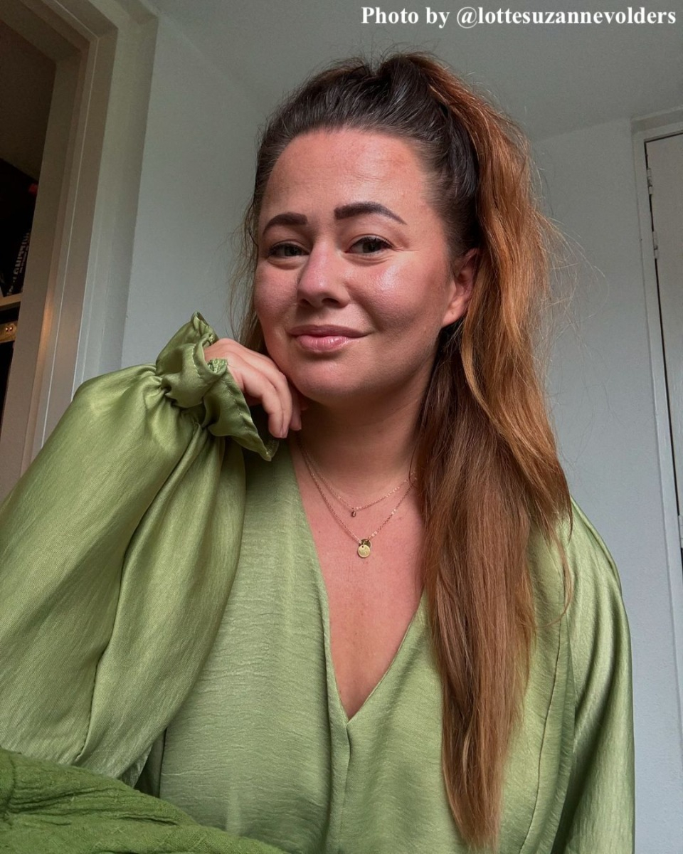 Mama ketting met namen goud kleurig