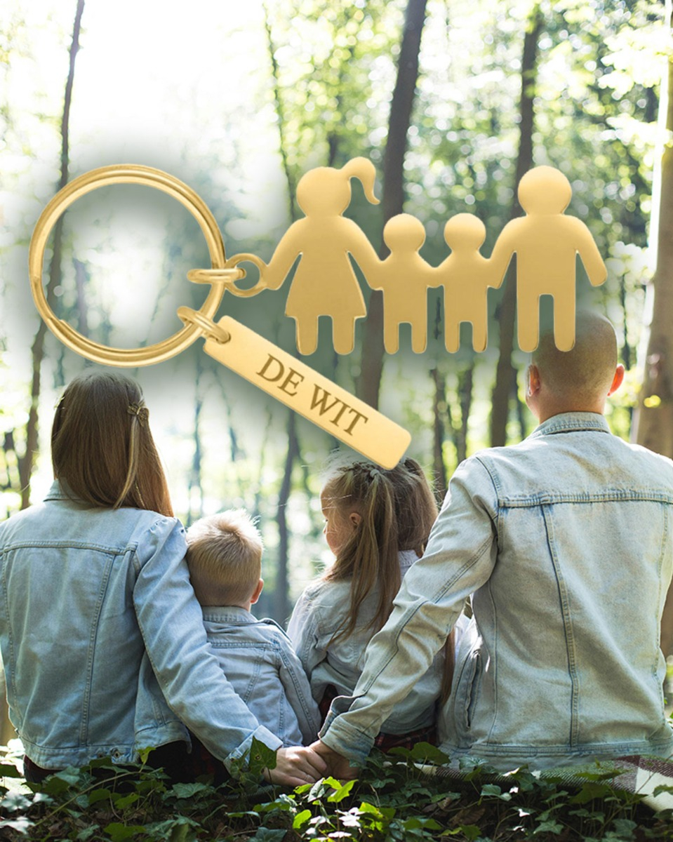 Sleutelhanger voor familie