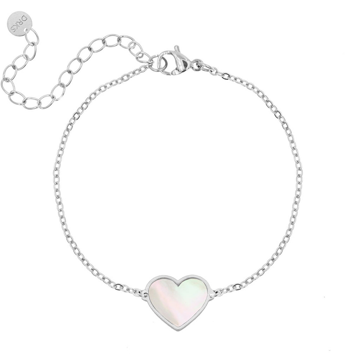 Armband sea shell hartje