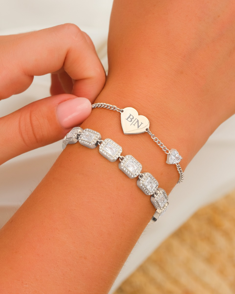 Zilveren armbanden mix