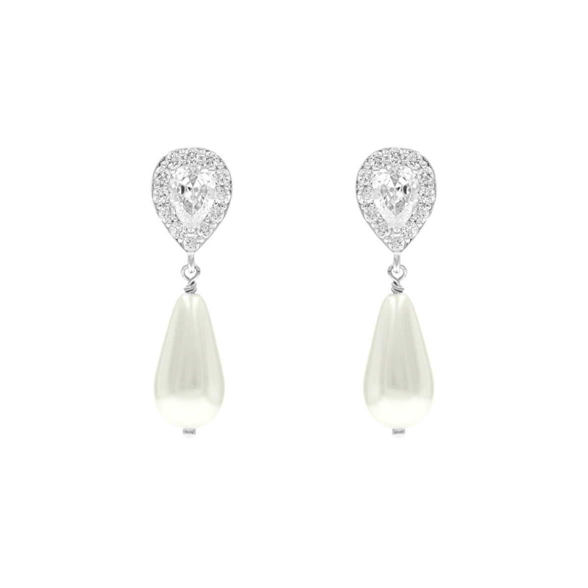  Faux Pearl Oorbellen Ivoor