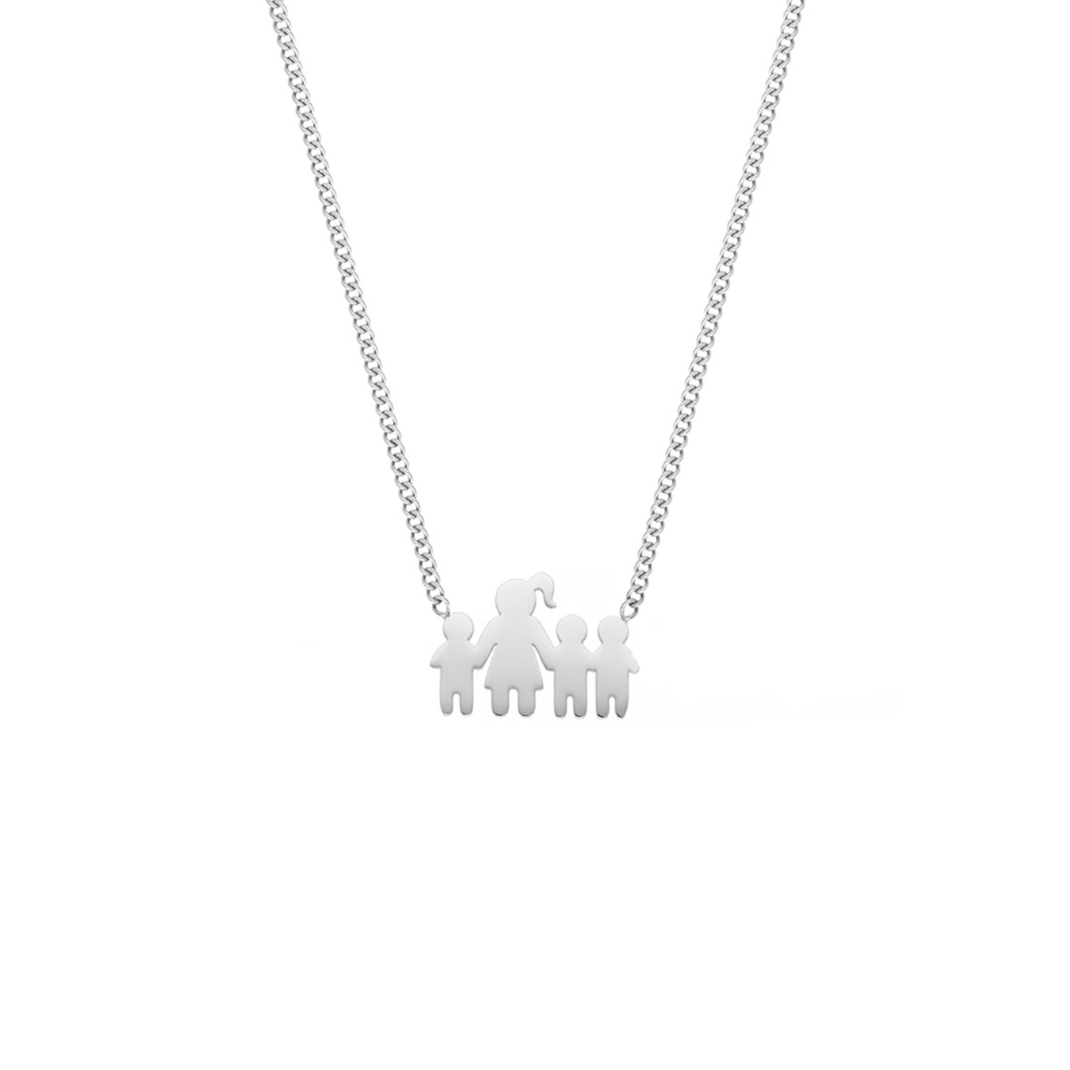 Ketting moeder en drie kinderen