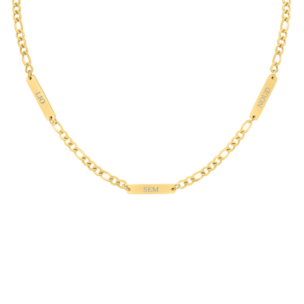 Schakelketting goud dames