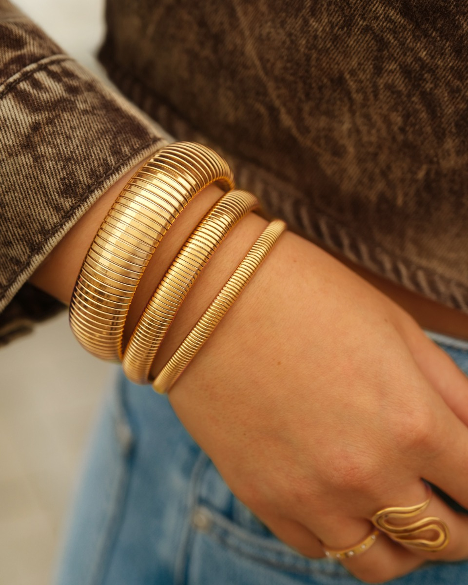 Bangle combinatie goudkleurig