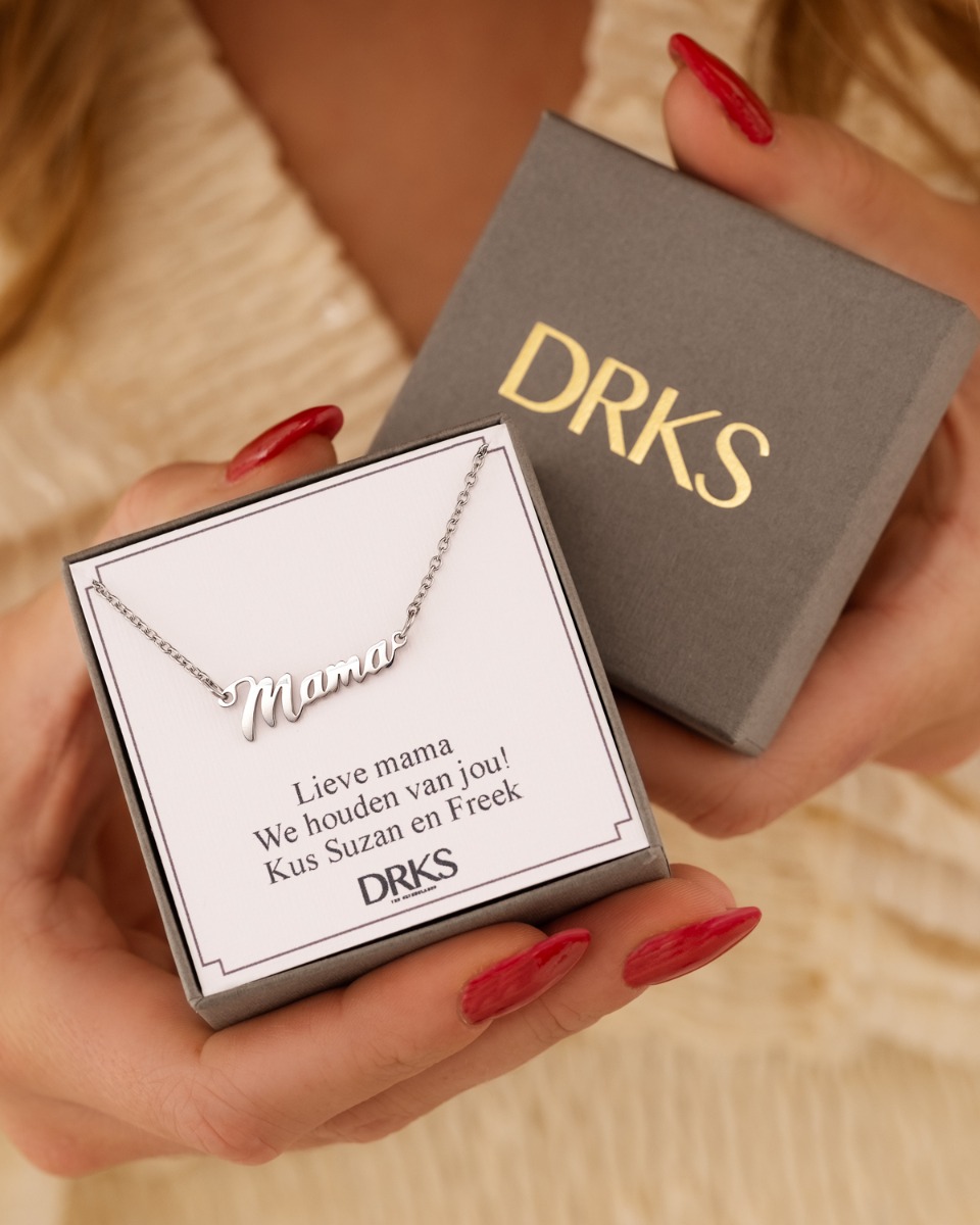 Ik Hou Van Je Tot De Maan En Terug Ketting Met Geboortestenen