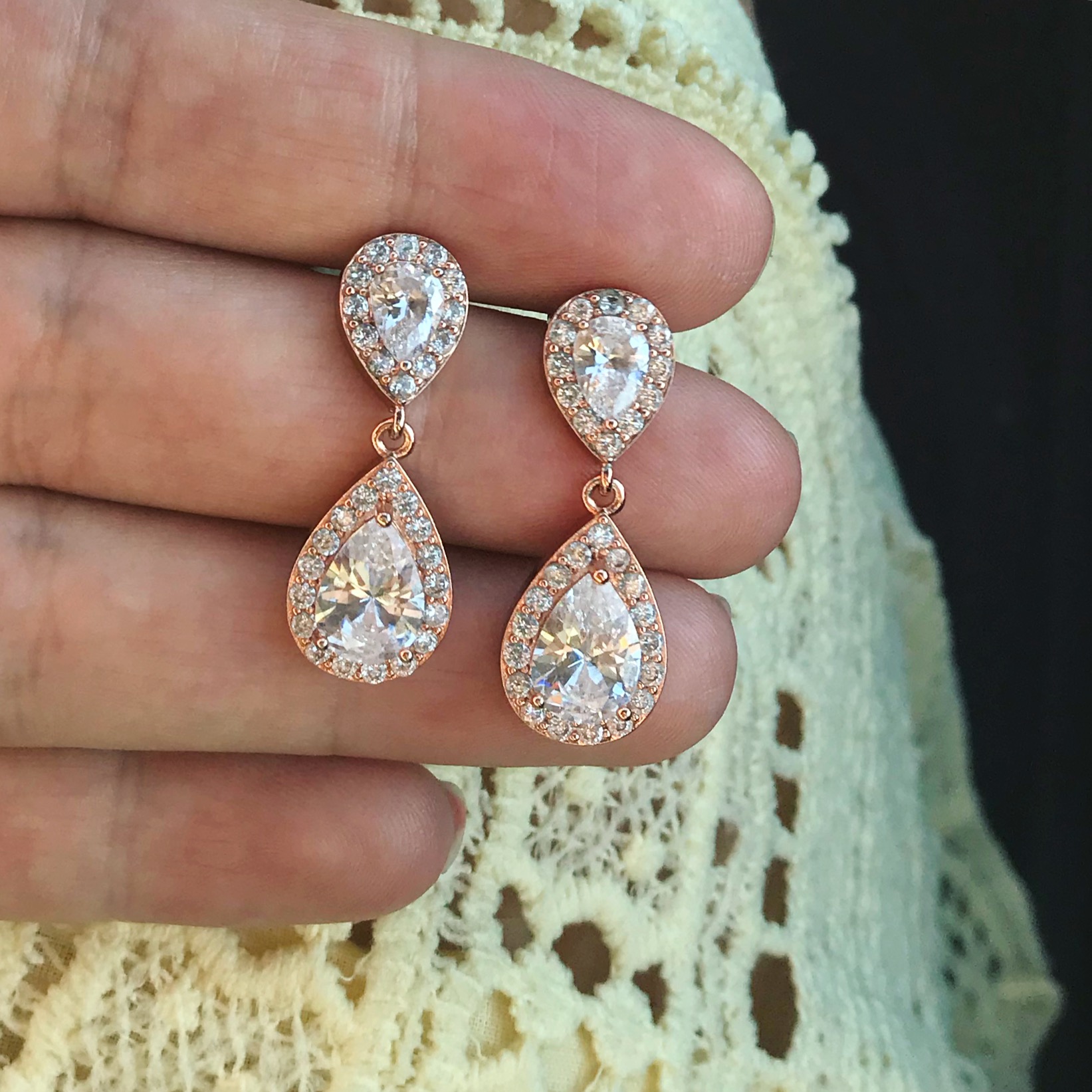Diamanten oorbellen voor dames online