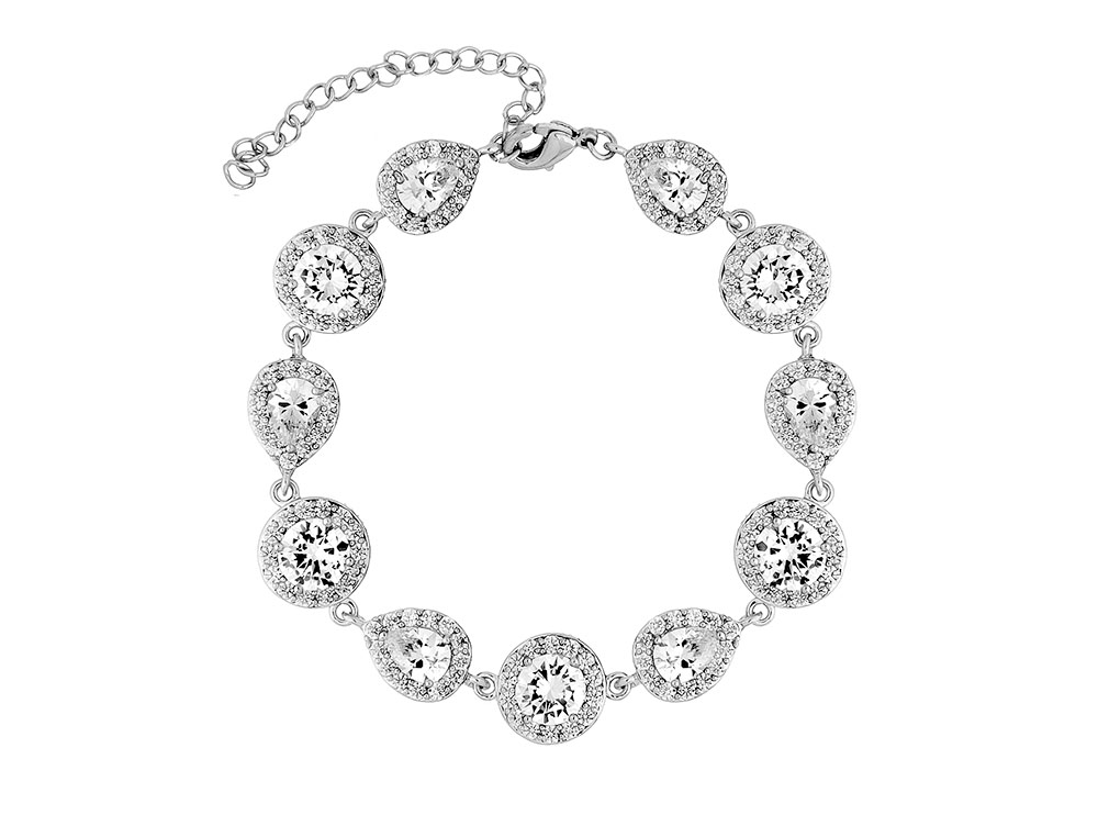 armband met zirconia's van drks