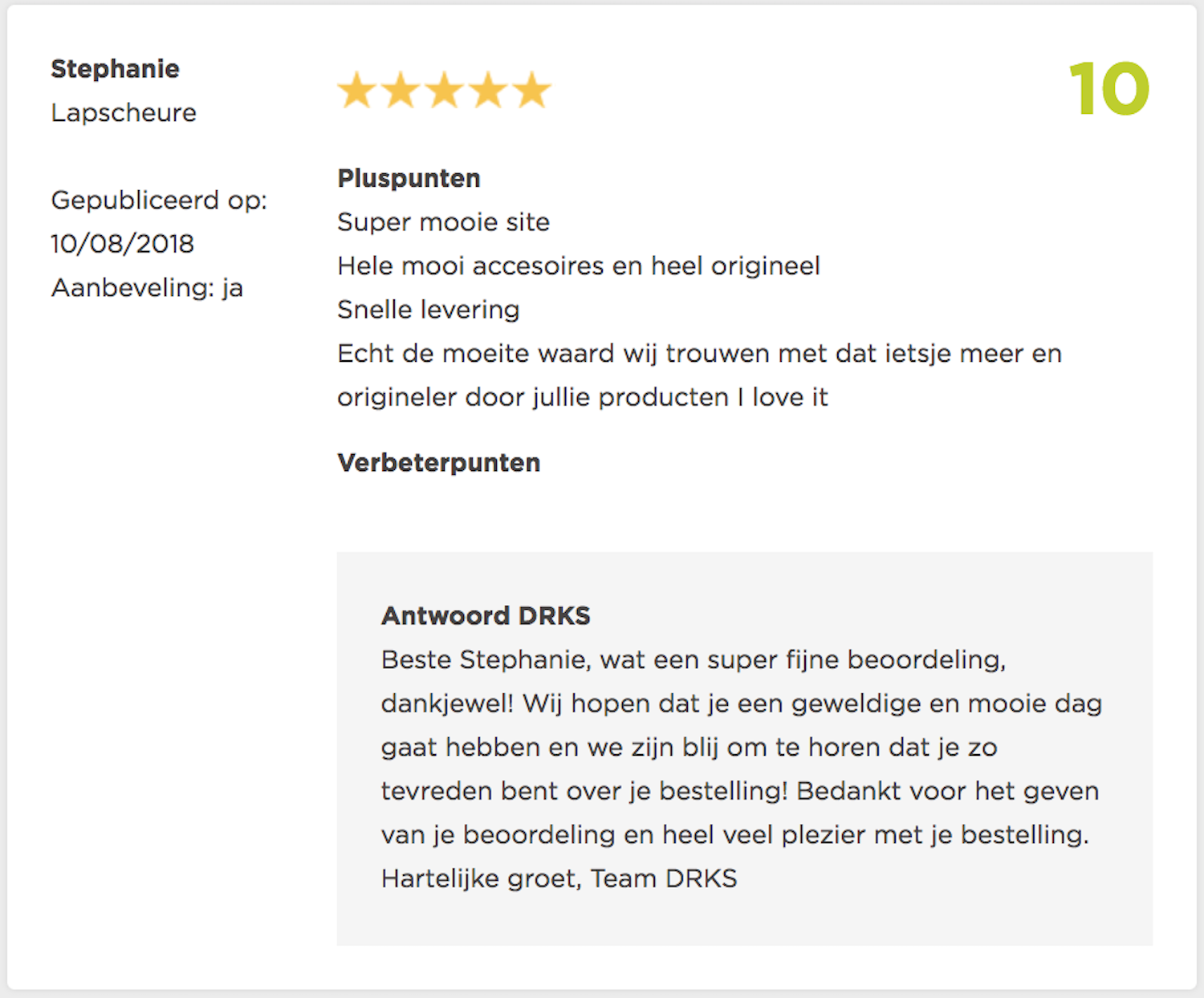 Review DRKS geeft net dat beetje extra