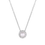 Parel ketting zirkonia