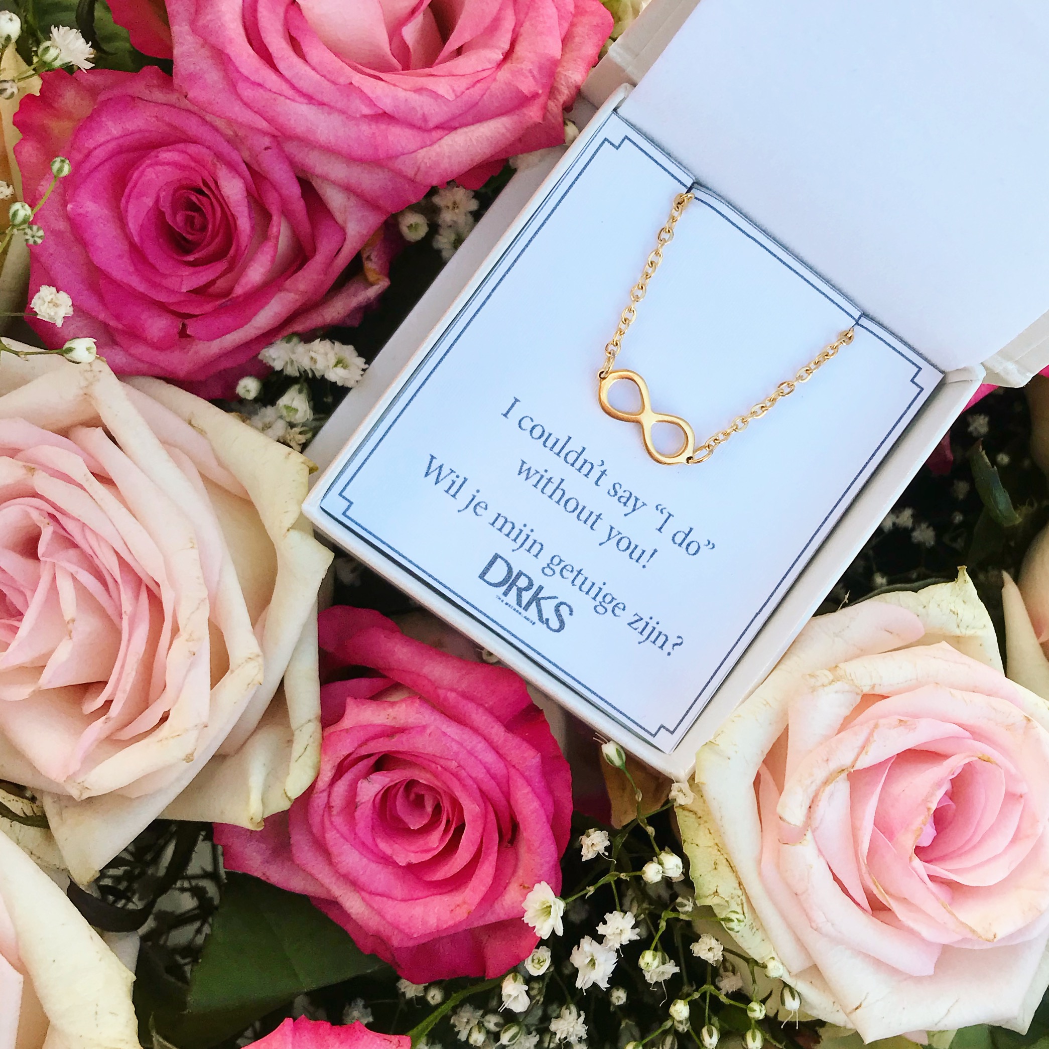 Infinity ketting goud