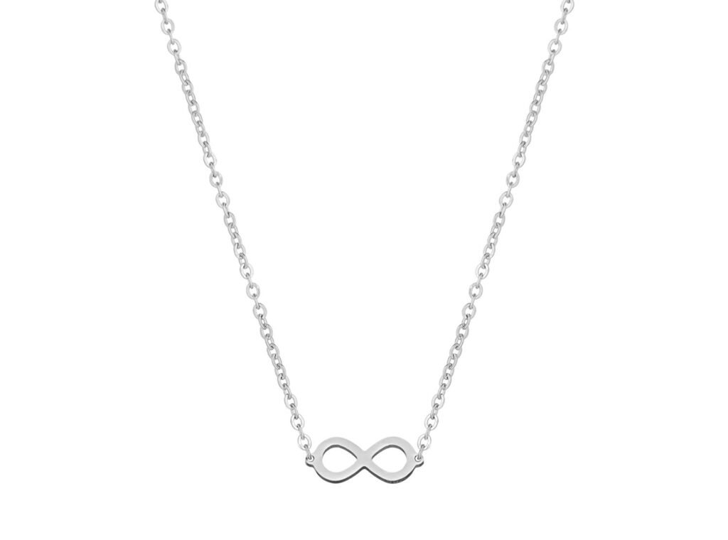 Zilveren infinity ketting