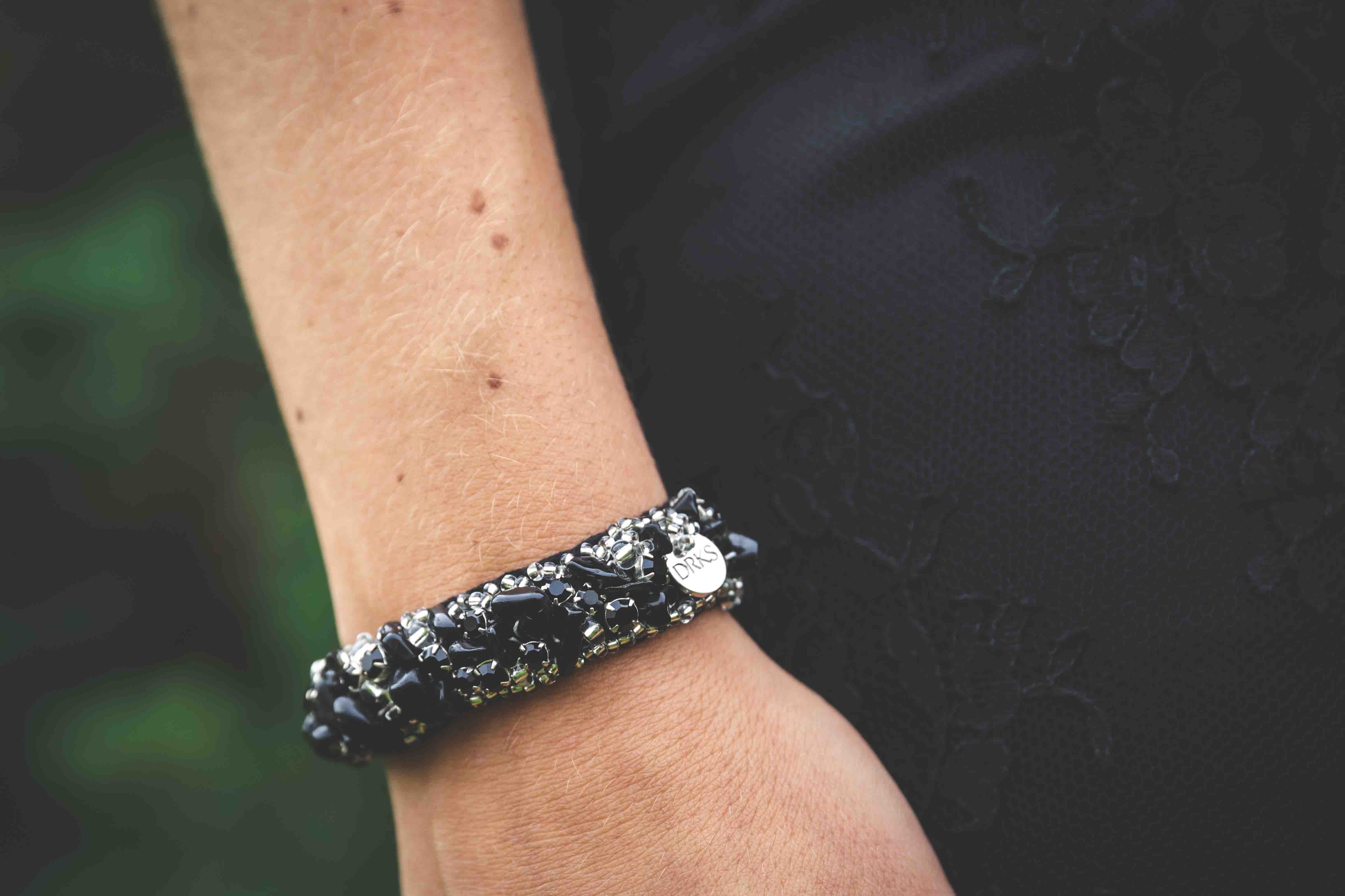 Zwarte armband van DRKS