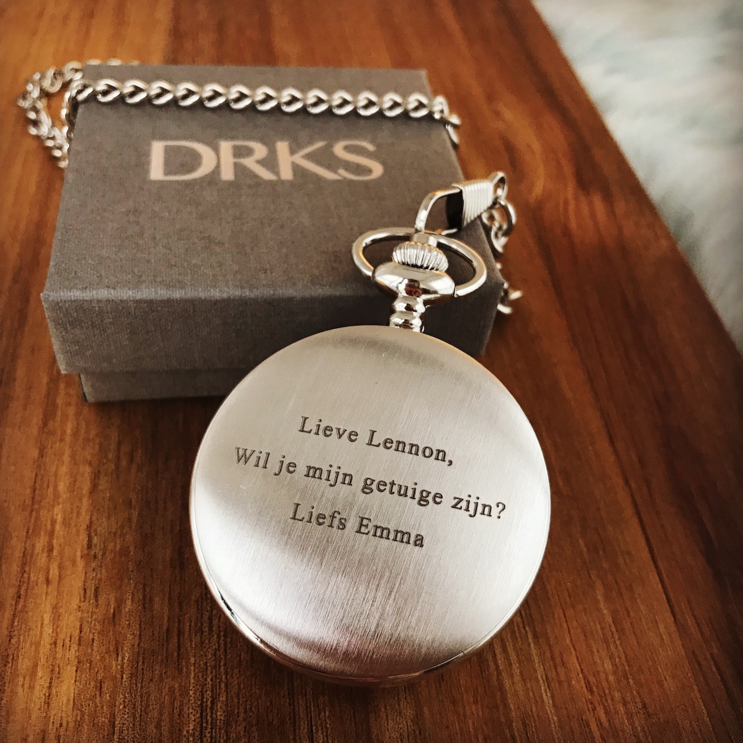 Getuige vragen met pocket watch