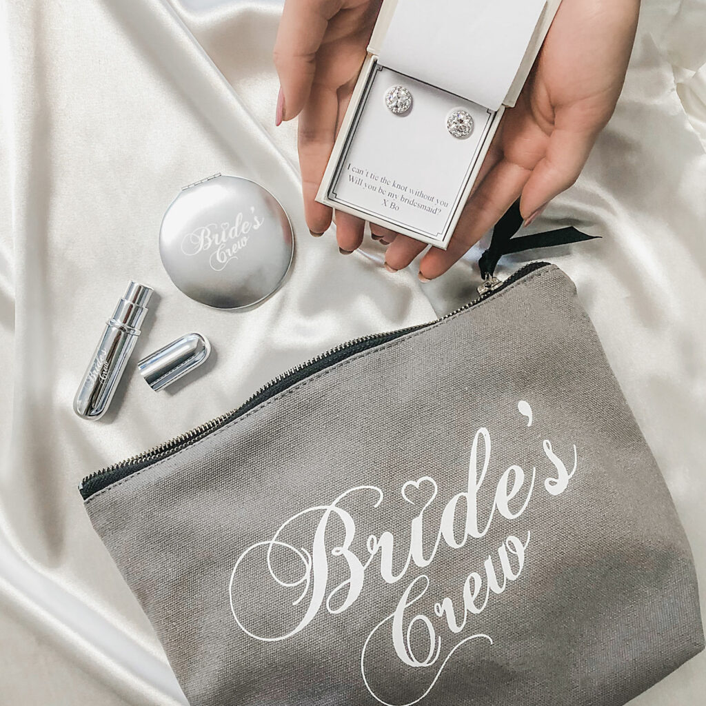 Mooie cadeauset voor de bruidsmeisjes voor een complete look