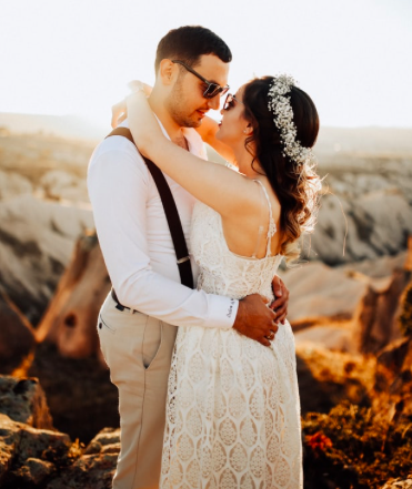 Bohemien brides dress 