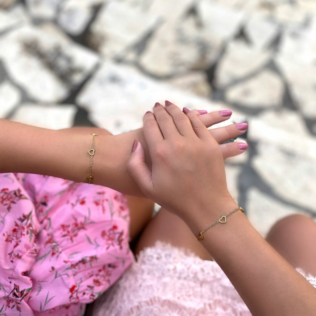 hartjes moeder en dochter armbanden