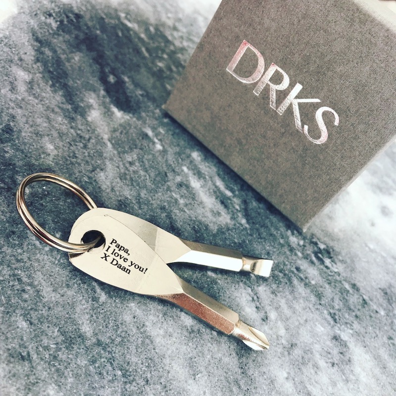 sleutelhanger met schroevendraaiers