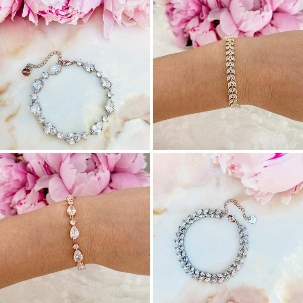 nieuwe bruids armbanden met bloemen