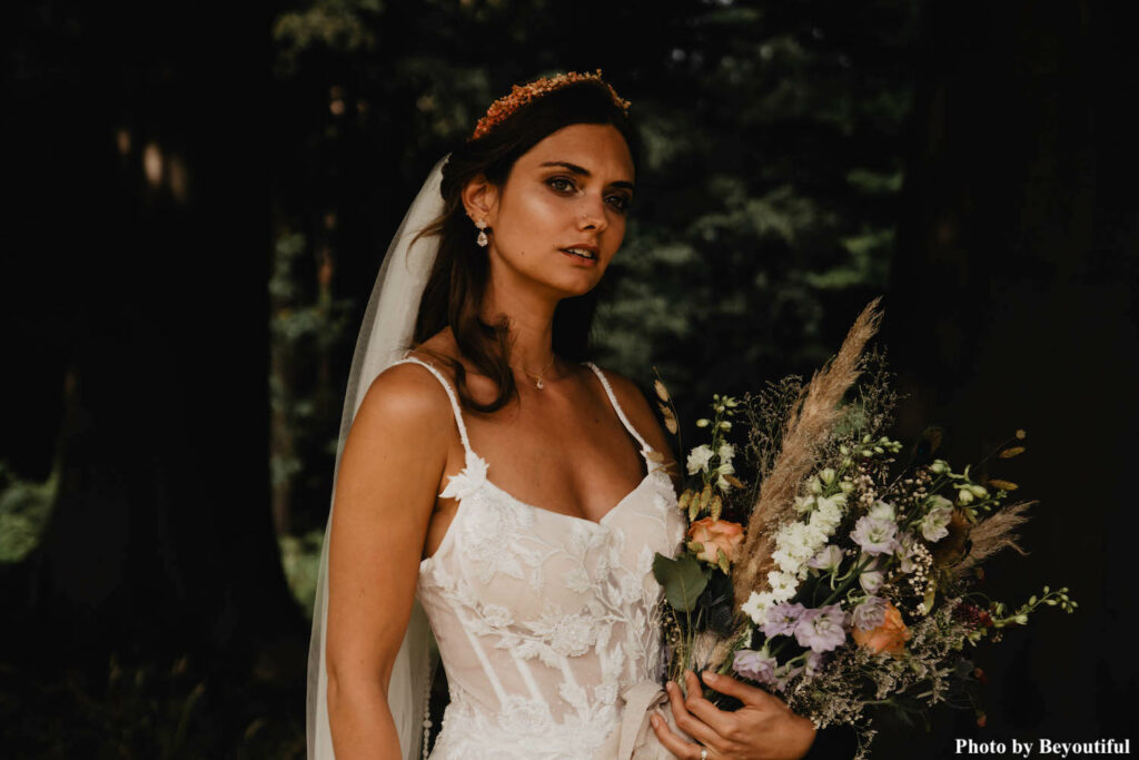 Bruid met drks sieraden