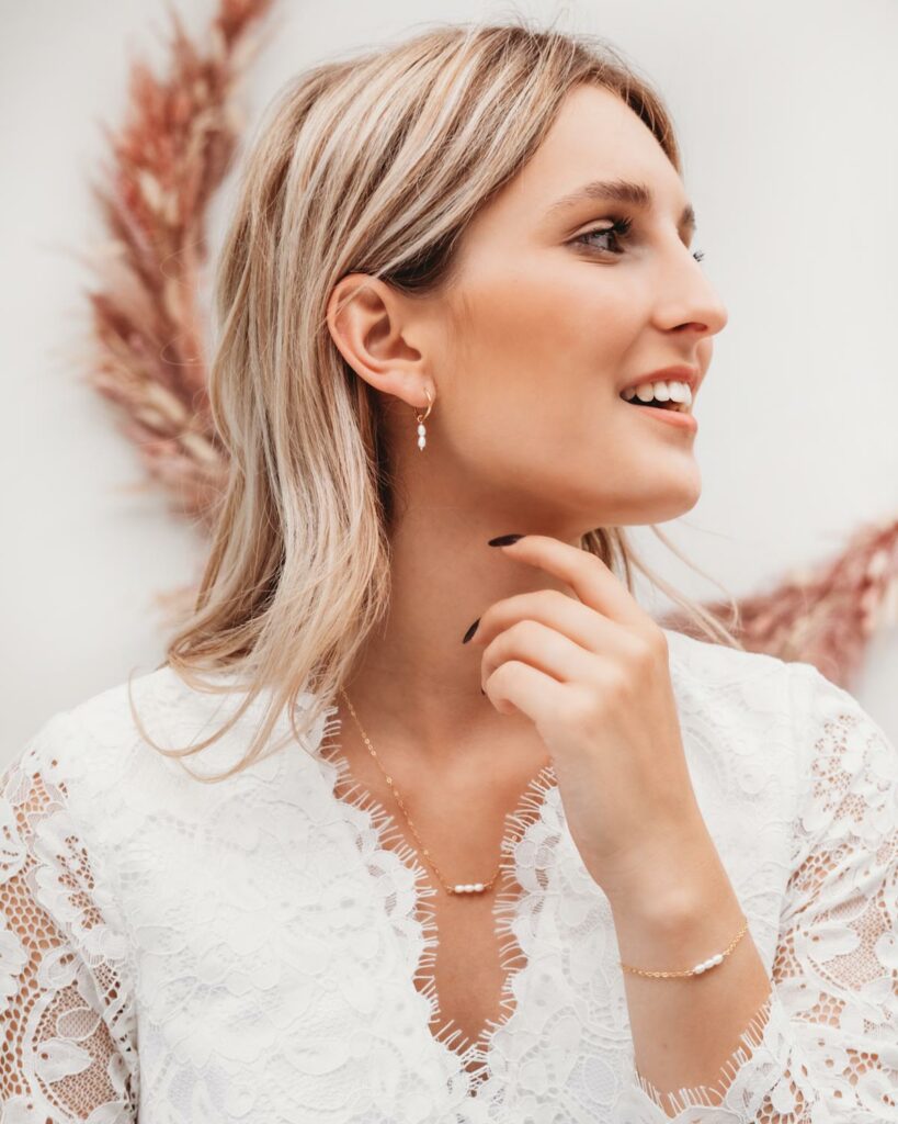 parel sieraden look subtiel