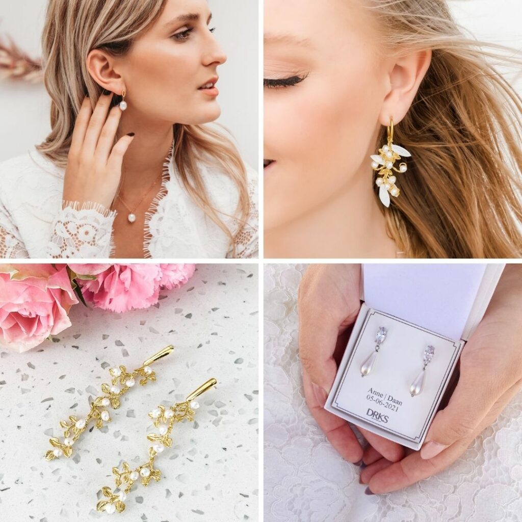 parel oorbellen selectie