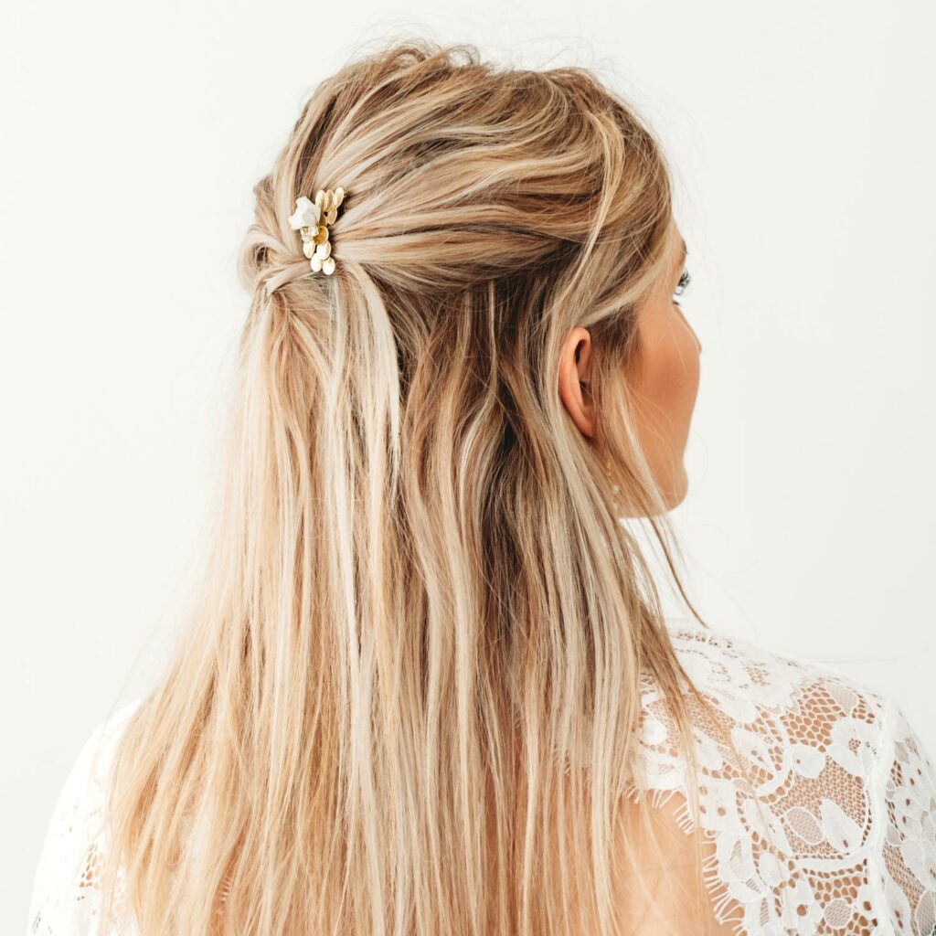 Haarpin goudkleurig bruids accessoire