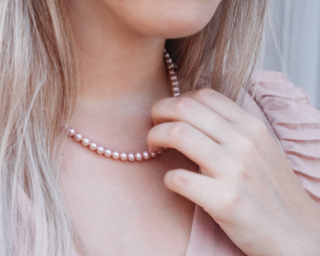 roze-parel-ketting