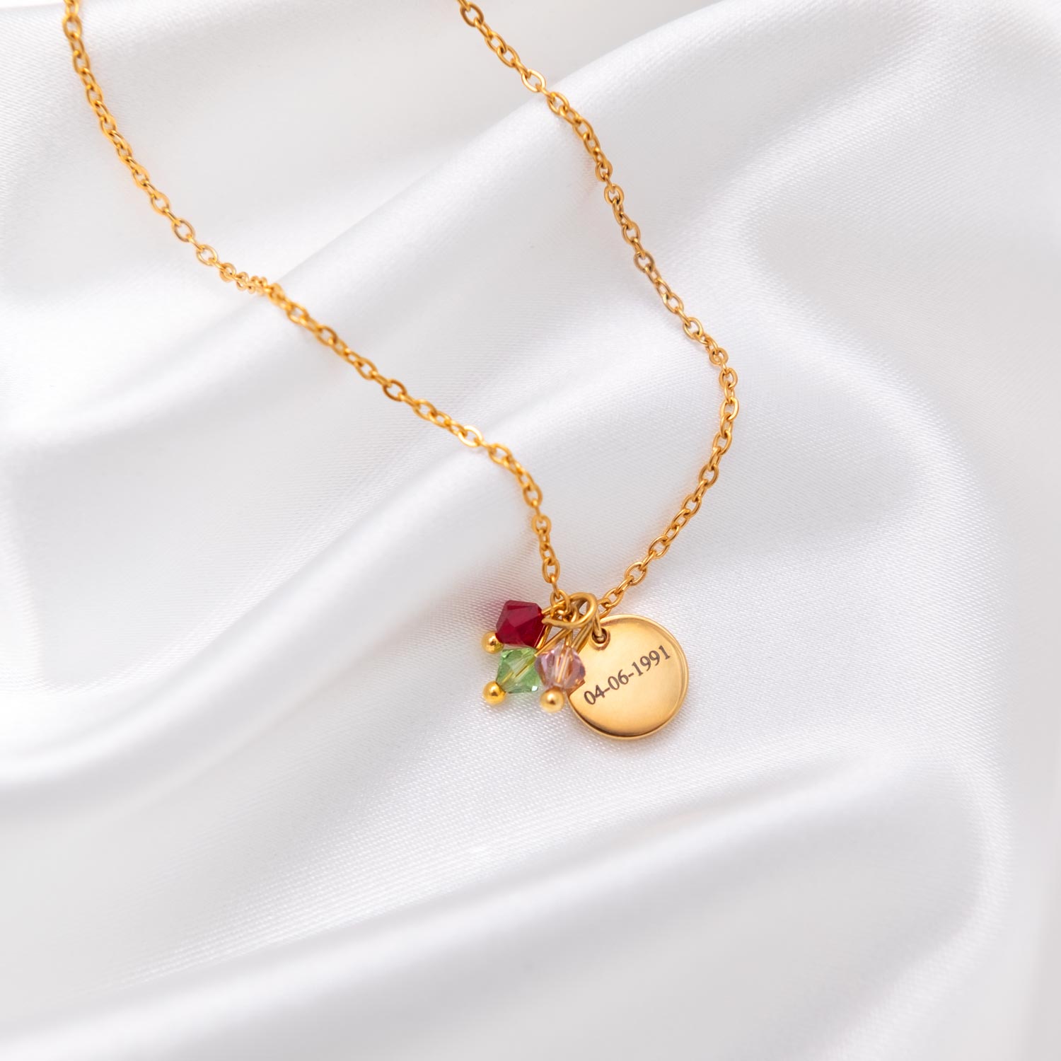 birthstone ketting
