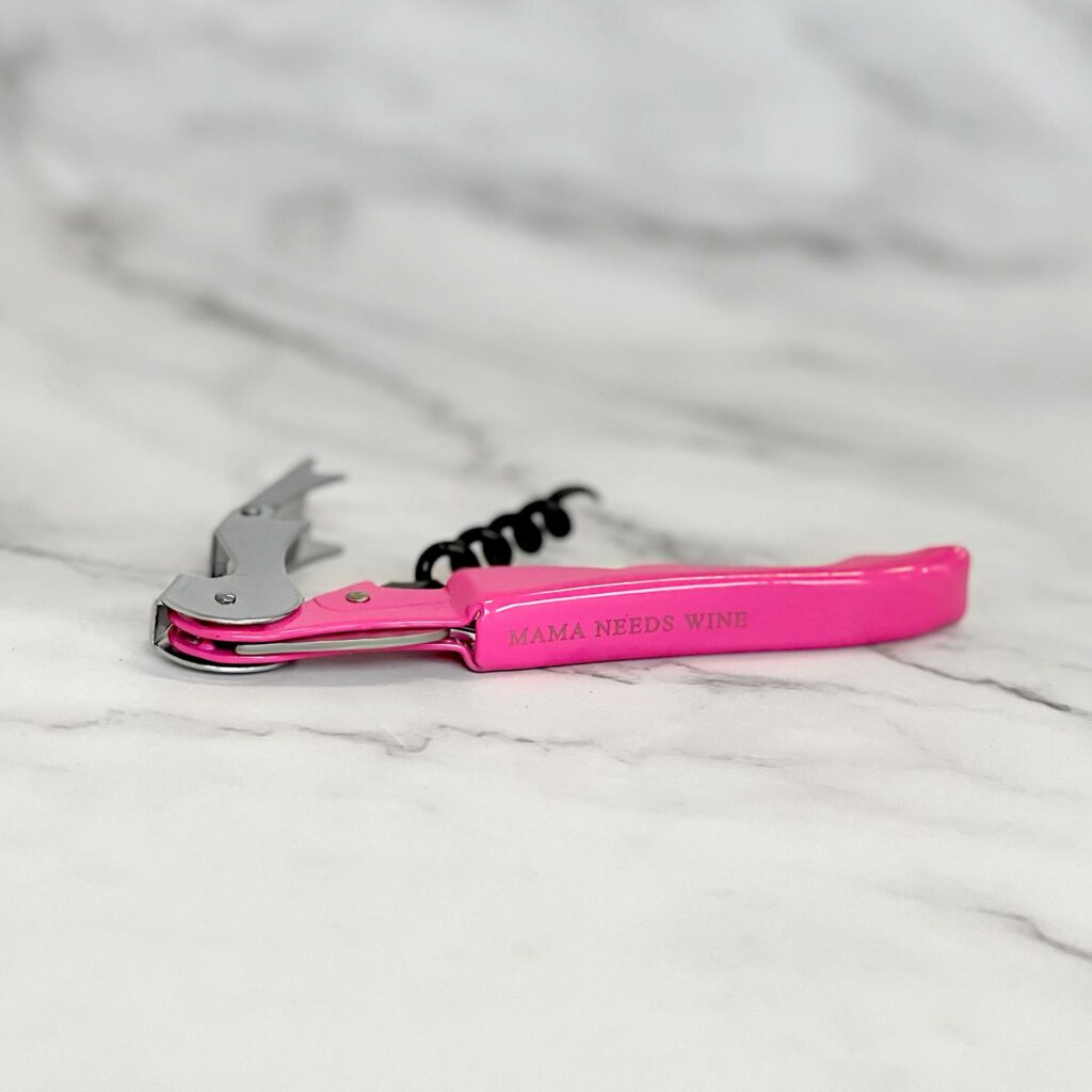 roze wijnopener