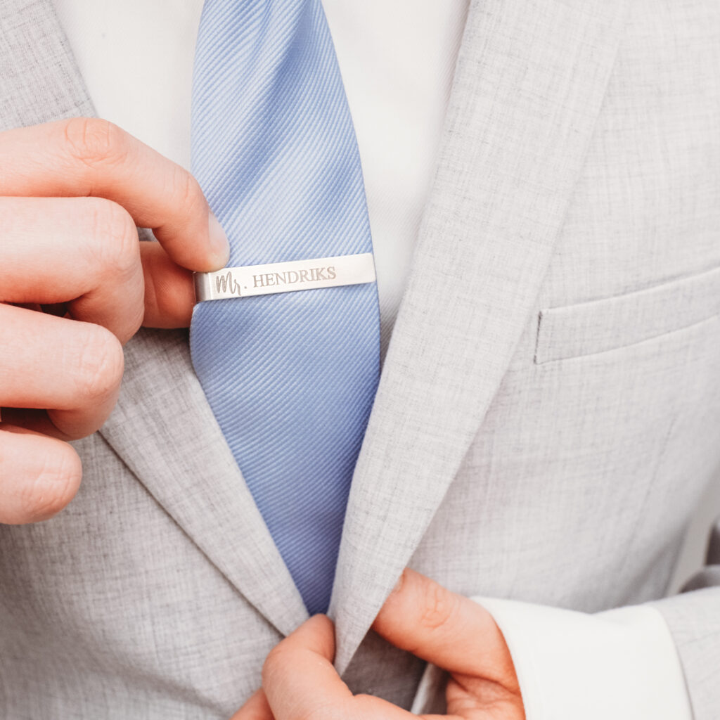 zilveren dasspeld mr