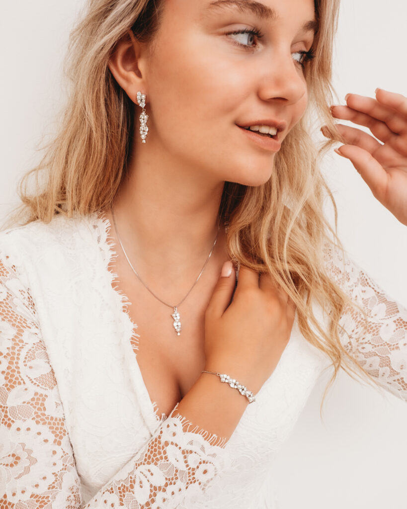 parelsieraden set bruid