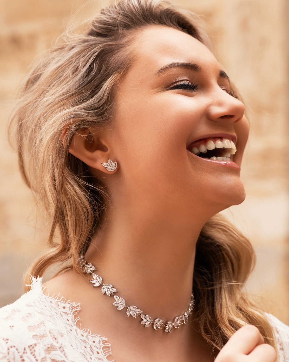 statement ketting voor de bruid