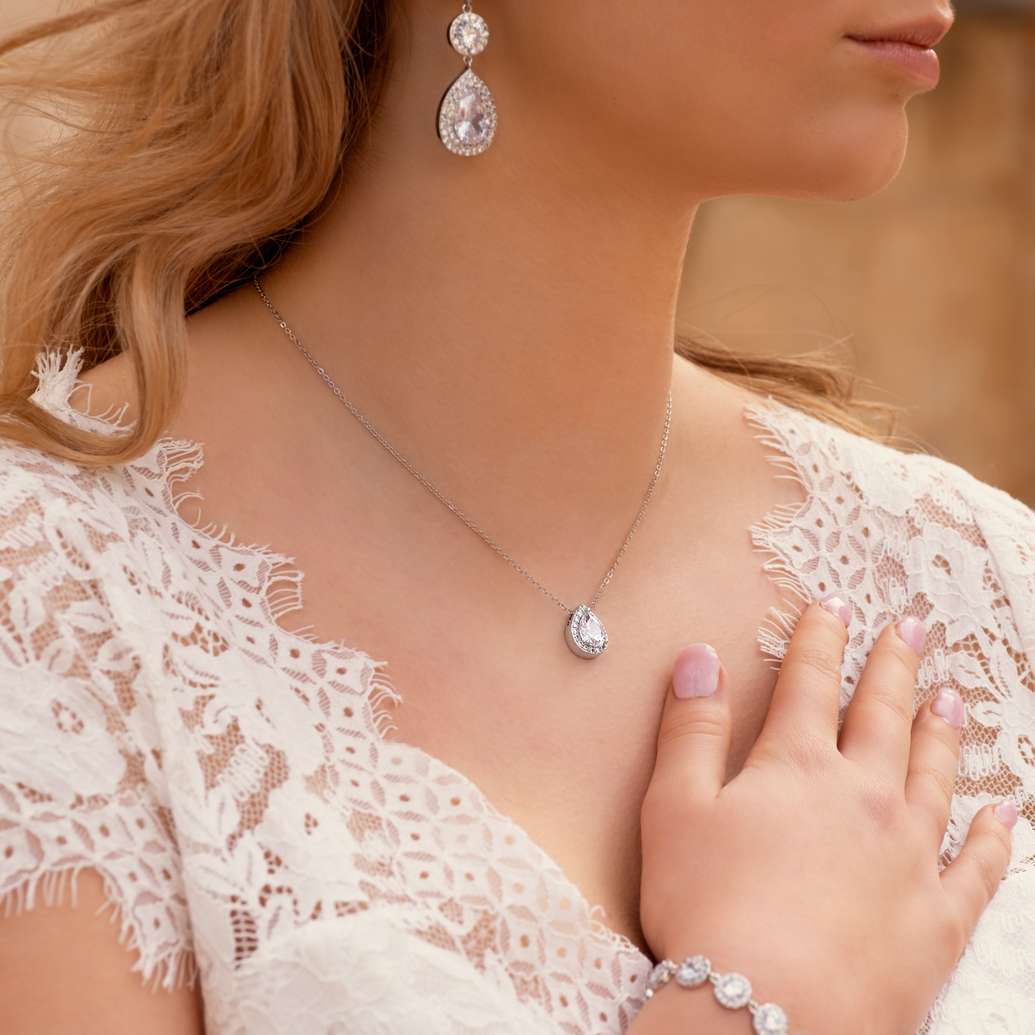 zilveren bruidssieraden